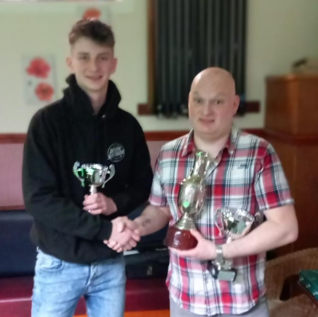Arran Chesmore and right Simon Pearce Arran Chesmore and right Simon Pearce